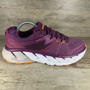 Hoka One One Gaviota 2 Athletic Running Sneaker Training Purple Women 11